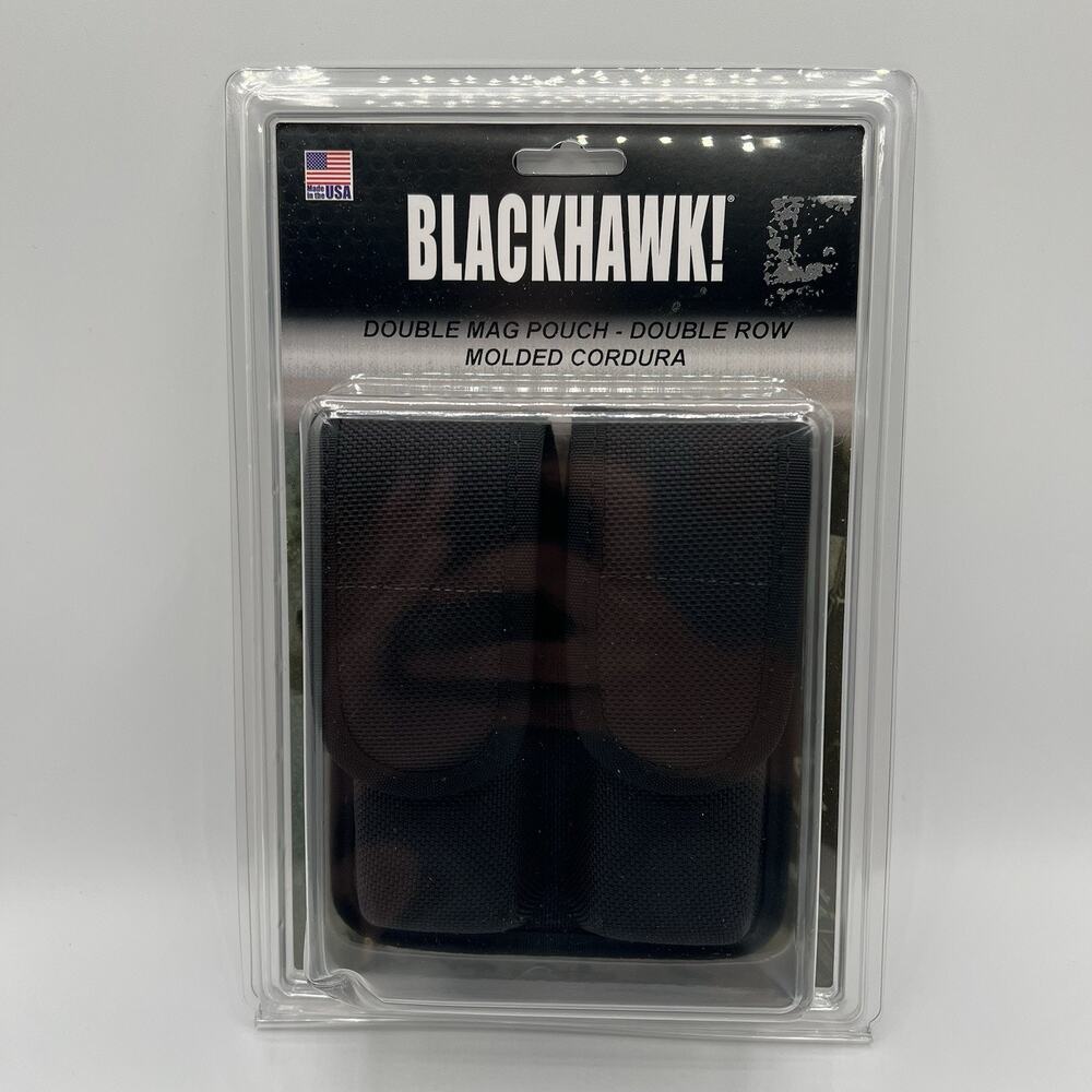 Blackhawk Double Mag Pouch Double Row Molded Cordura Black - NEW in Package